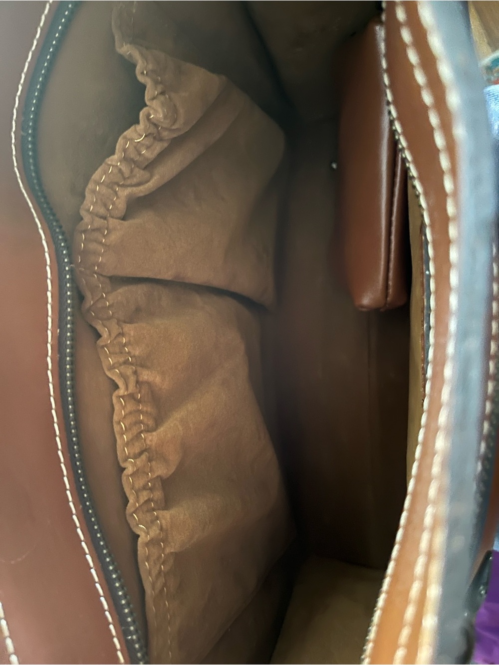 NWOT Patricia Nash Zancona Tote Heritage Tan Leather Bag - Picture 6 of 9